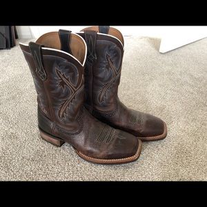 Ariat Quickdraw Leather Western Square Toe Boots